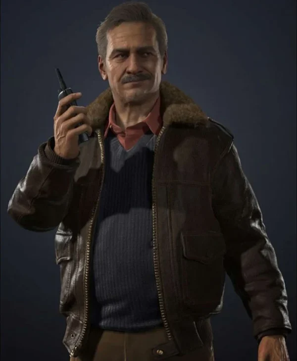 Victor Sullivan Uncharted 4 Bomber Leather Jacket