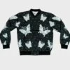 WWE Ric Flair Black Entrance Varsity Jacket