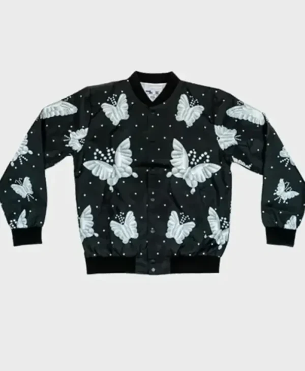 WWE Ric Flair Black Entrance Varsity Jacket