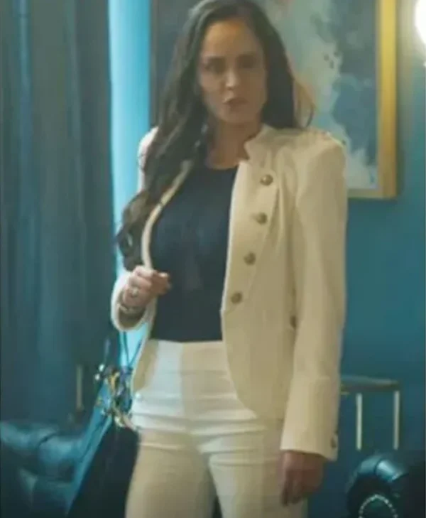 Who Killed Sara Mariana Lazcano White Blazer Coat