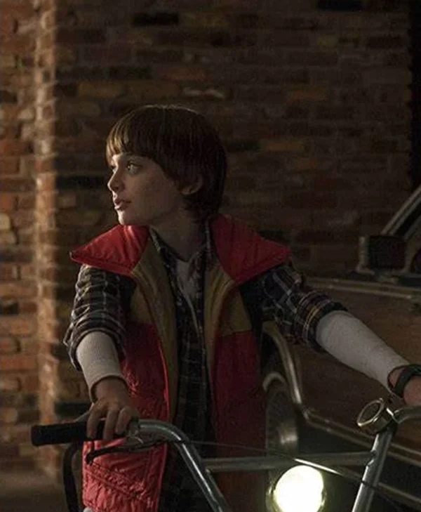 Will Byer Stranger Things Red Satin Vest