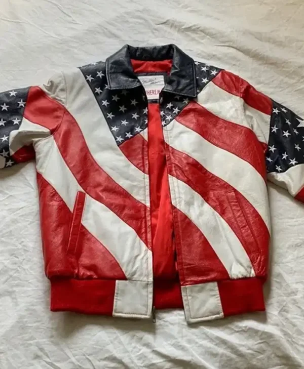 Womens American Flag Jacket