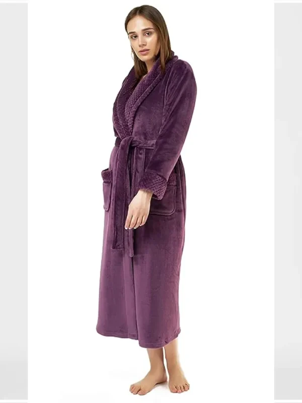 Women’s Purple Turquaz Plush Robes