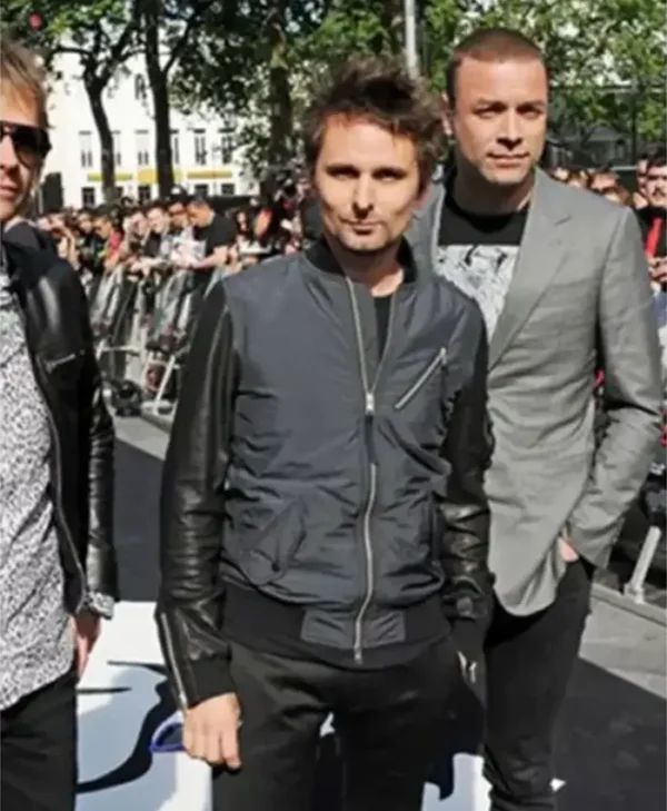 World War Z 2 Matt Bellamy Black Bomber Jacket