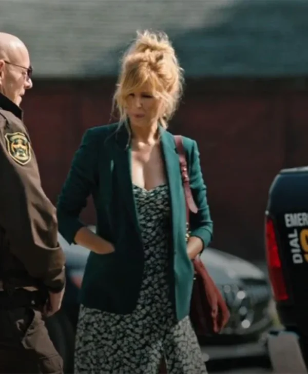 Yellowstone Kelly Reilly Beth Dutton S04 Green Blazer