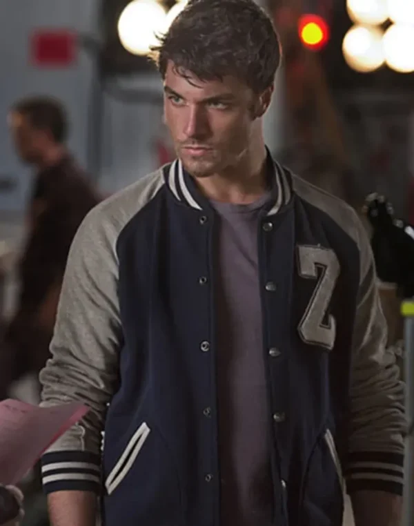 Zack Peladeau Izombie Letterman Cotton Bomber Jacket