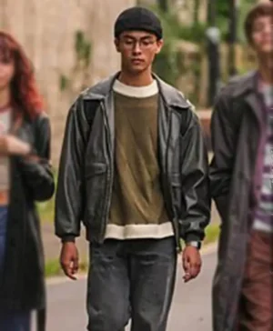 A Good Girl’s Guide to Murder Zach Chen Leather Jacket
