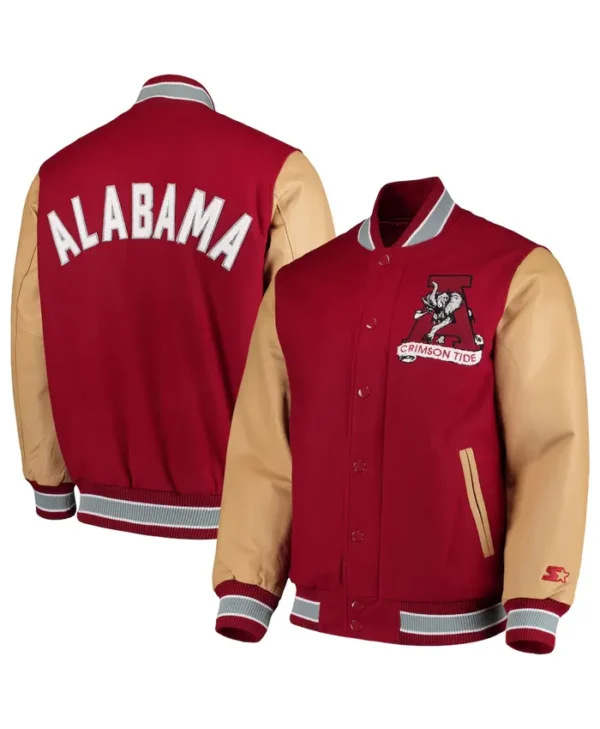 Alabama Crimson Varsity Jacket