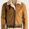 Aviator-Mens-Brown-Sheepskin-Shearling-B3-Leather-Jacket