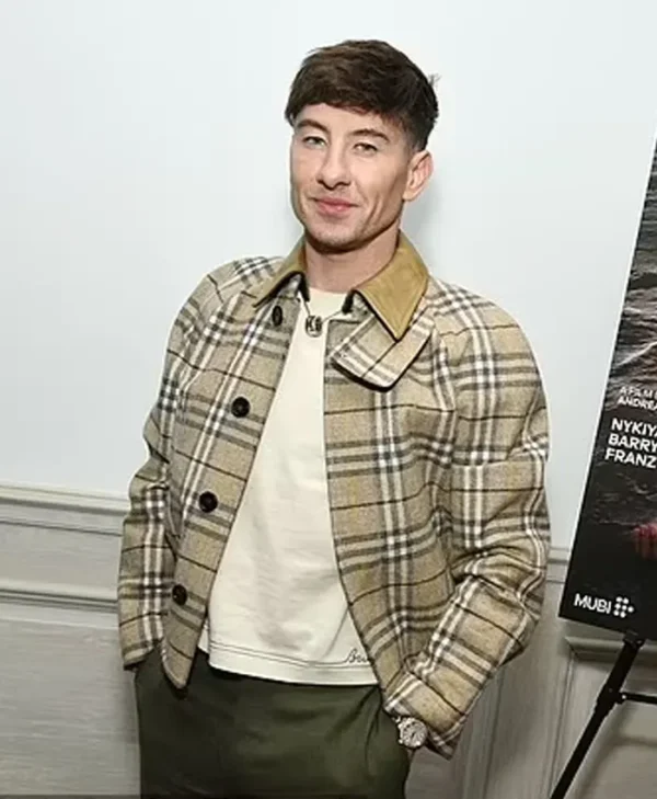 Barry Keoghan Bird 2024 Plaid Jacket Side