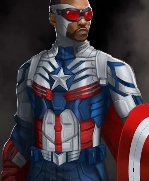 Captain America Brave New World Sam Wilson Costume Jacket