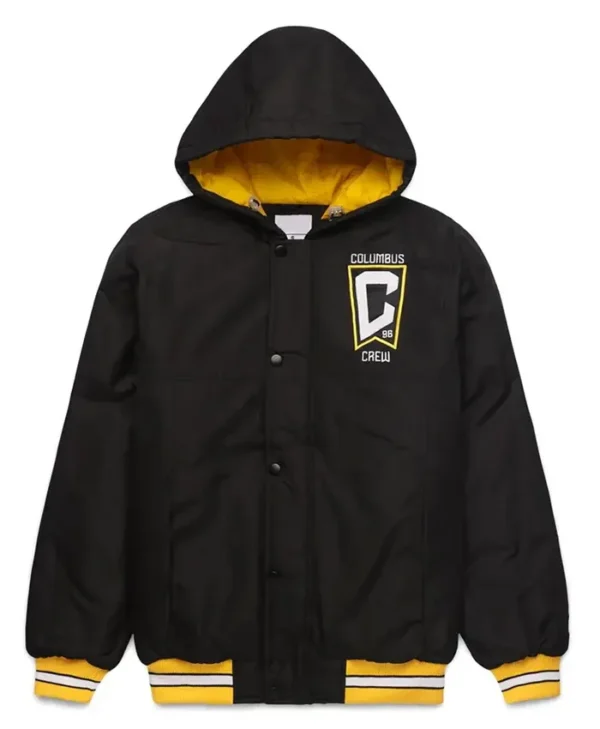 Columbus Crew Black Hooded Jacket