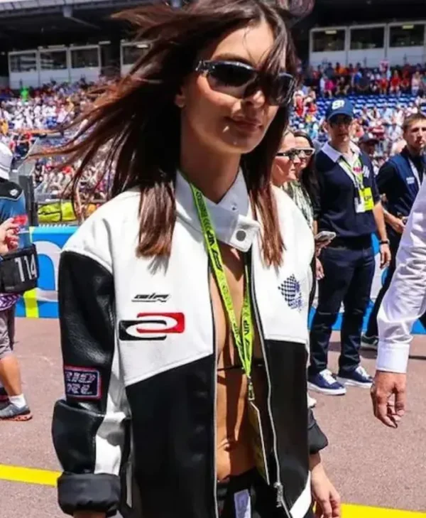 Emily Ratajkowski F1 Monaco Grand Prix Racing Jacket