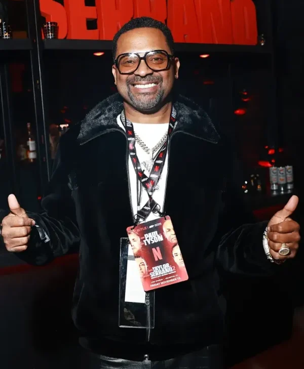 Mike-Epps-Black-Faux-Jacket