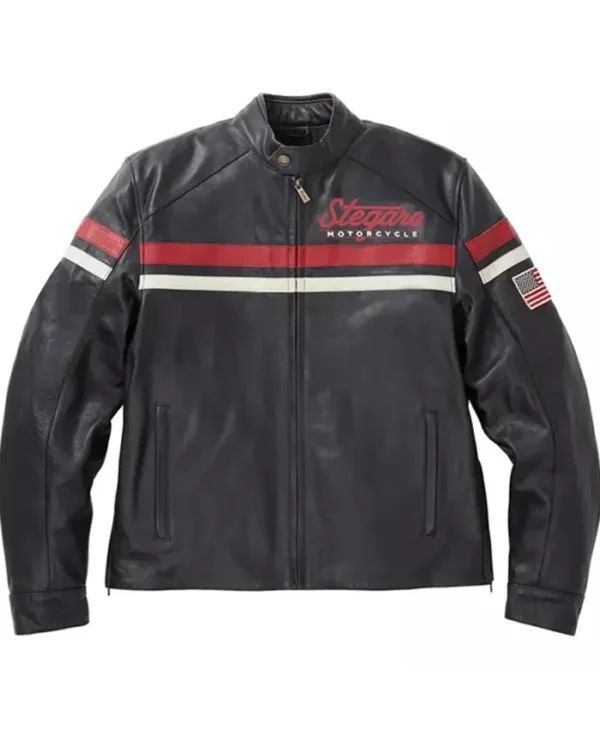 Stegaro-MoterCycle-Black-Leather-Jacket-For-Sale