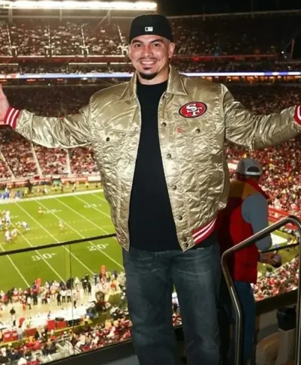 49ers Starter Willy Adames Gold Jacket