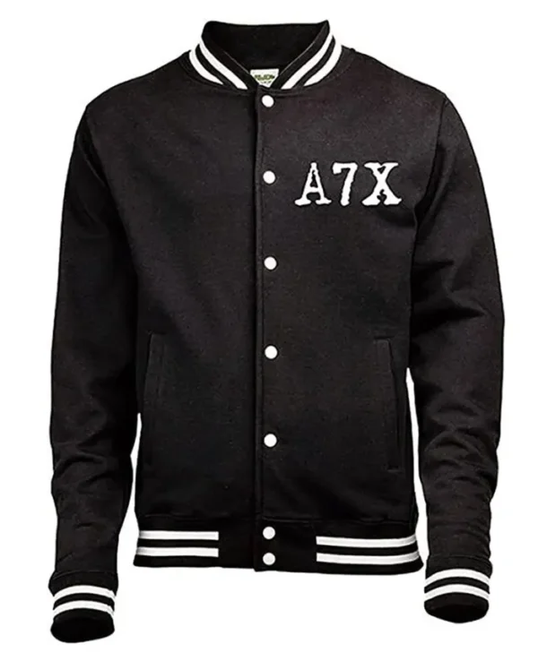 Avenged Sevenfold Death Bat Black Varsity Jacket