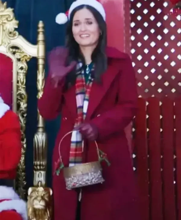 Danica Mckellar A Cinderella Christmas Ball 2024 Red Coat