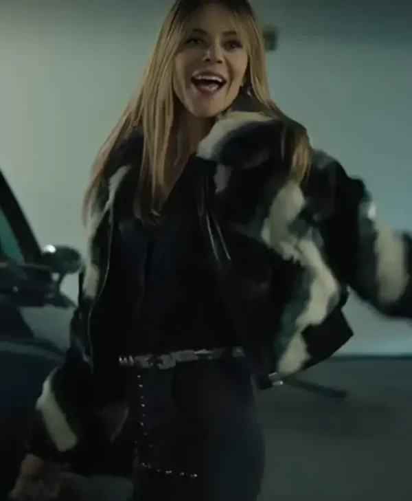 High Potential Kaitlin Olson Shearling Jacket