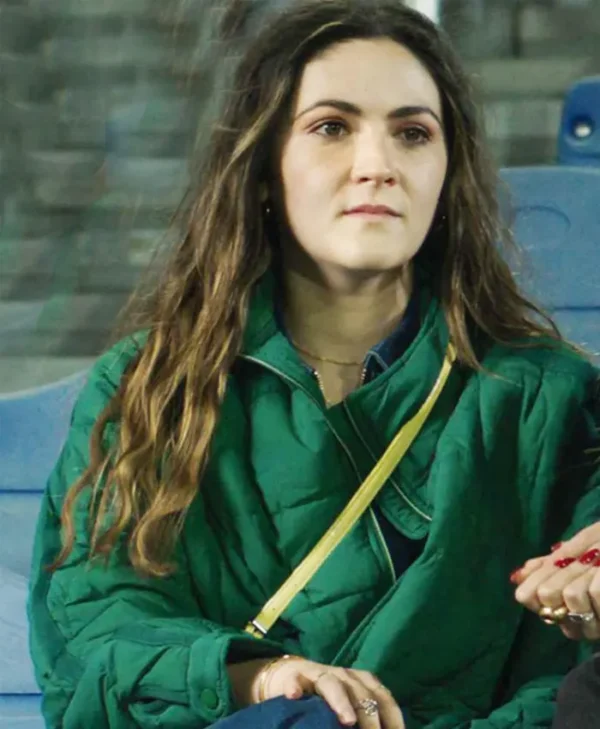 Isabelle Fuhrman Wish You Were Here 2025 Green Jacket