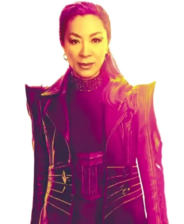 Star Trek Section 31 Michelle Yeoh Black Leather Coat