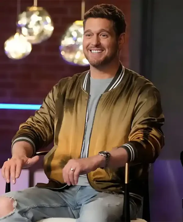 The Voice S26 Michael Bublé Palm Golden Jacket