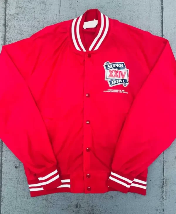 1989 Super Bowl XXIV San Francisco 49ers Jacket