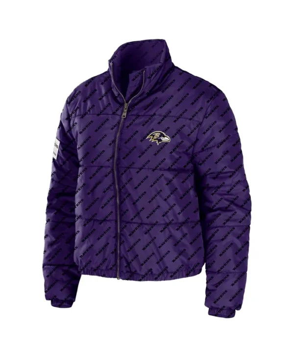 Baltimore Ravens Hugo Purple Puffer Jacket