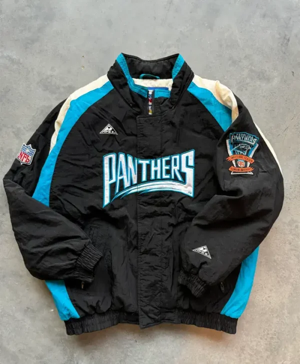 Carolina Panthers 1995 Inaugural Season Black Jacket