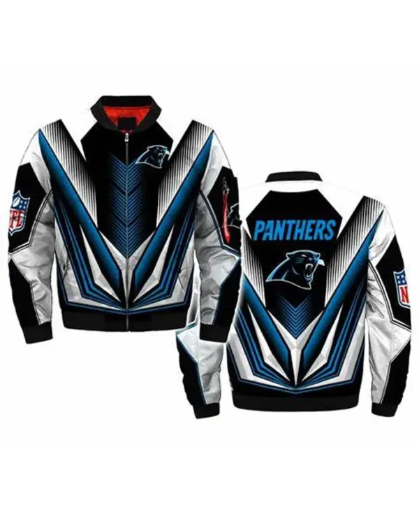 Carolina Panthers Maxwell Printed Bomber Jacket