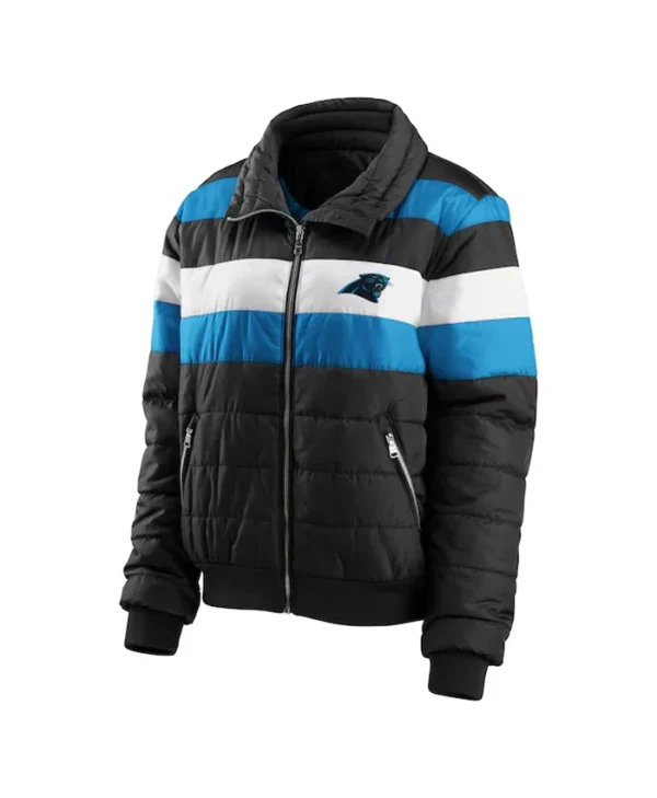 Carolina Panthers Women Full-Zip Puffer Jacket