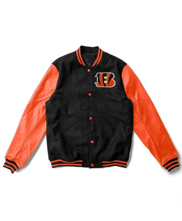 Cincinnati Bengals Wool Varsity Letterman Jacket