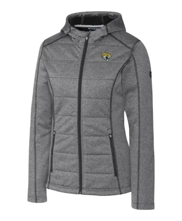 Jacksonville Jaguars Maddox Grey Hooded Jacket