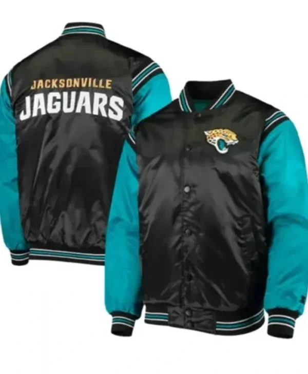 Jacksonville Jaguars NFL Satin Varsity Jacket