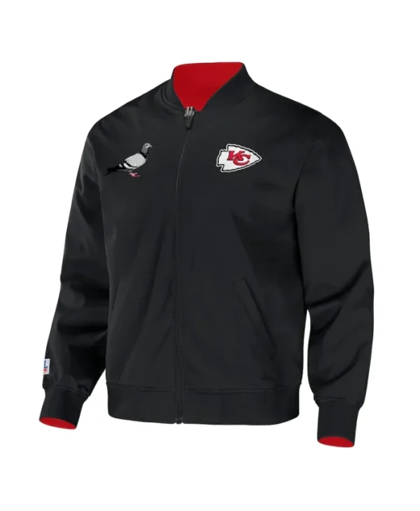 Kansas City Chiefs Aiden Black Bomber Jacket