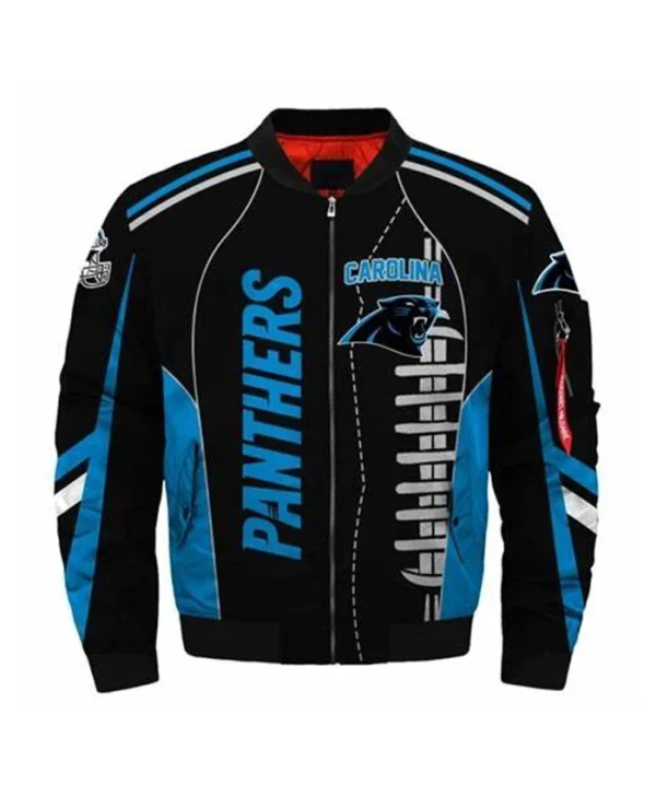 Luther Carolina Panthers Printed Bomber Jacket