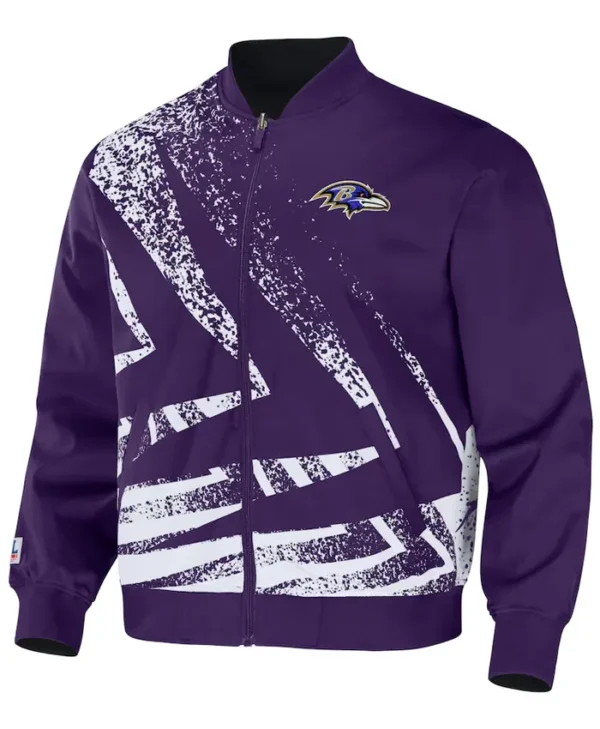 NFL Baltimore Ravens Core Purple Bomber Jacket