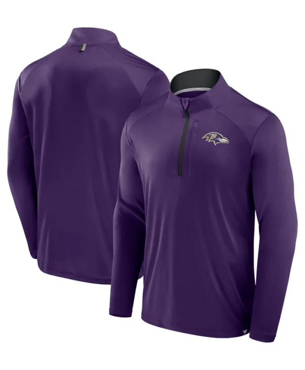 NFL Baltimore Ravens Vanquish Purple Pullover Jacket