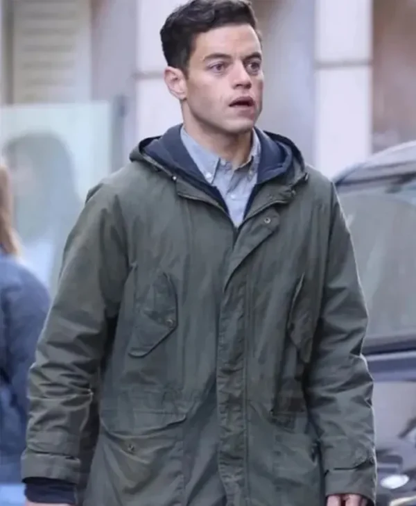 Rami Malek The Amateur Green Hooded Jacket