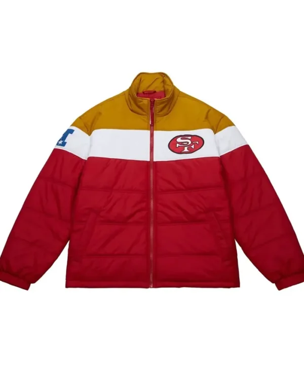 San Francisco 49ers In The Clutch Color-block Puffer Jacket