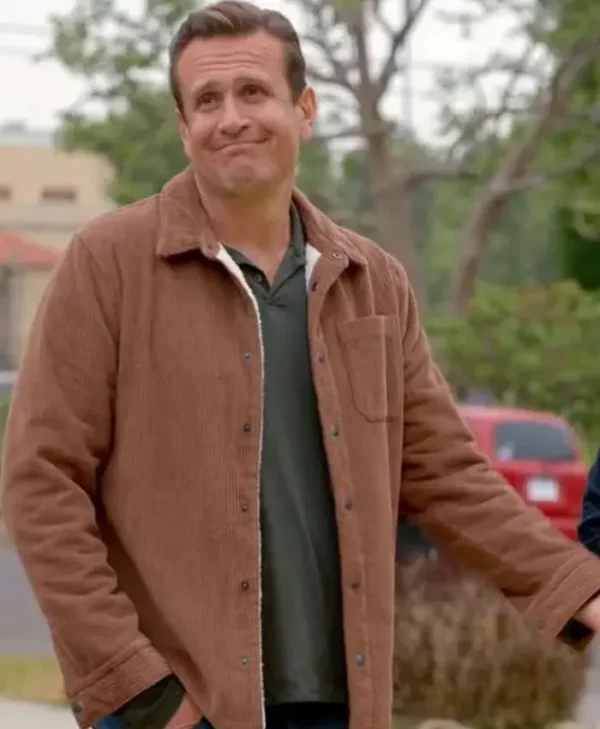 Shrinking S02 Jason Segel Brown Corduroy Jacket