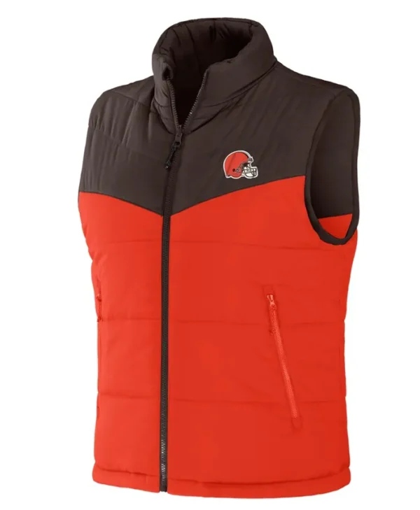 Team NFL Cleveland Browns Zip Vest