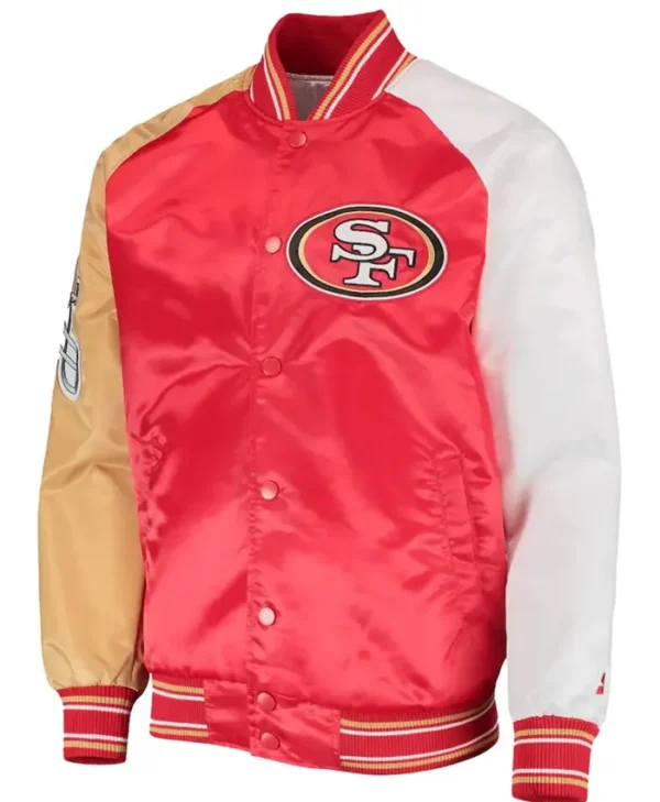 Team San Francisco 49ers The Reliever Scarlet Jacket