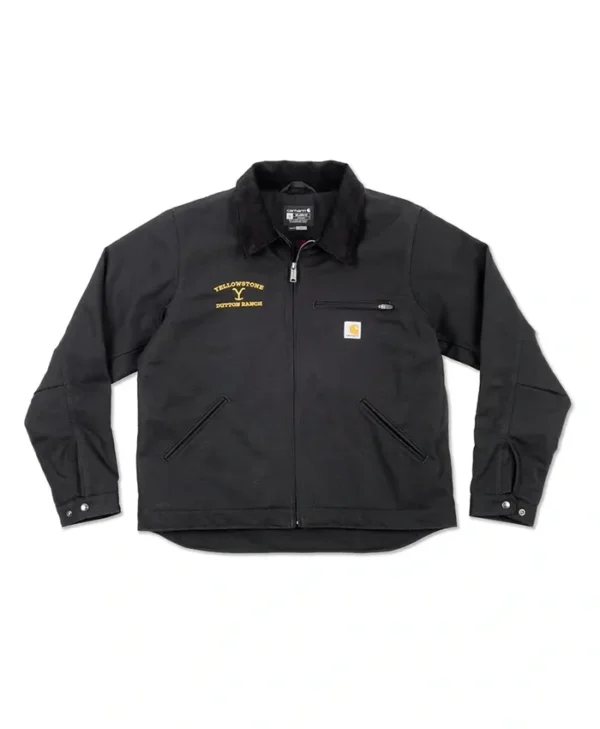 Yellowstone Embroidered Dutton Ranch Cotton Jacket