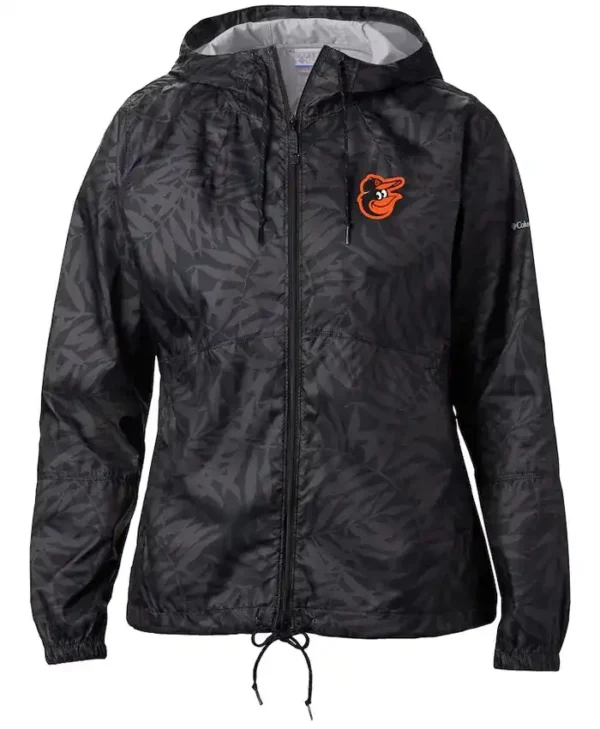 Baltimore Orioles Women’s Zipper Windbreaker Jacket