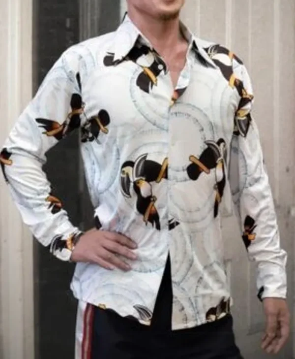 Fight Club Tyler Durden Toucan White Shirt