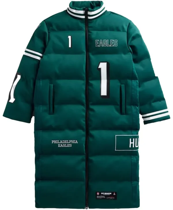 Jalen Hurts Philadelphia Eagles Off Season Puffer Coat