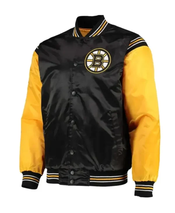 Korey Boston Bruins Yellow And Black Jacket