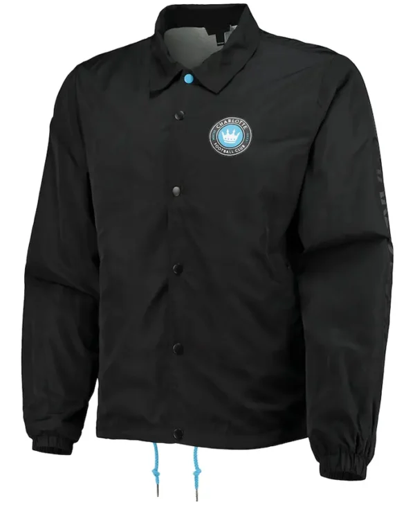 Lester Charlotte FC Black Full Snap Jacket