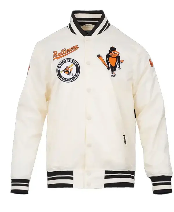 Mens Pro Standard MLB Baltimore Orioles Satin Jacket